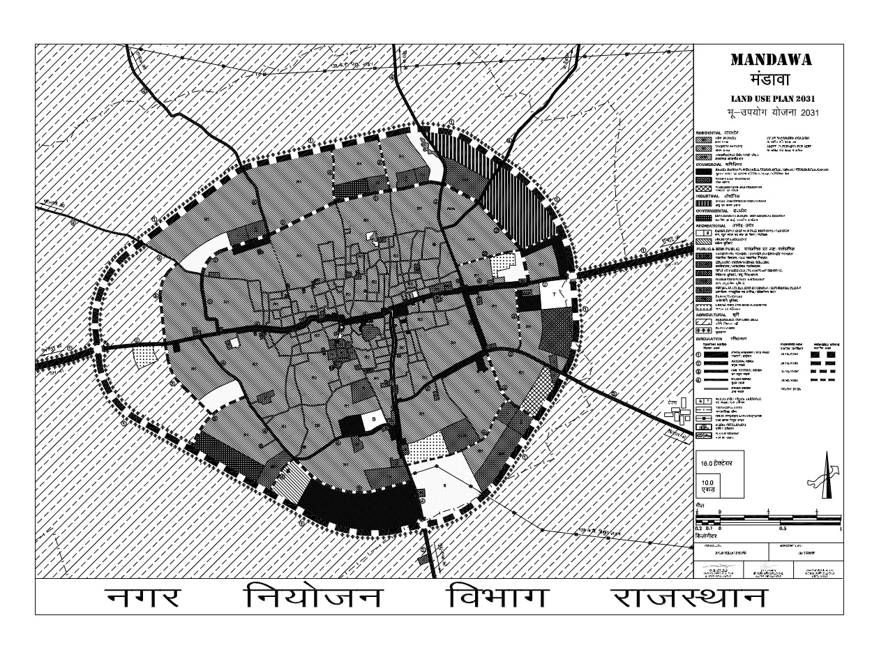 Mandawa Master Plan 2031 PDF Map - Detailed Development Layout
