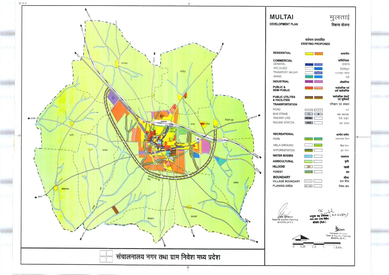 Multai Development Plan PDF Map