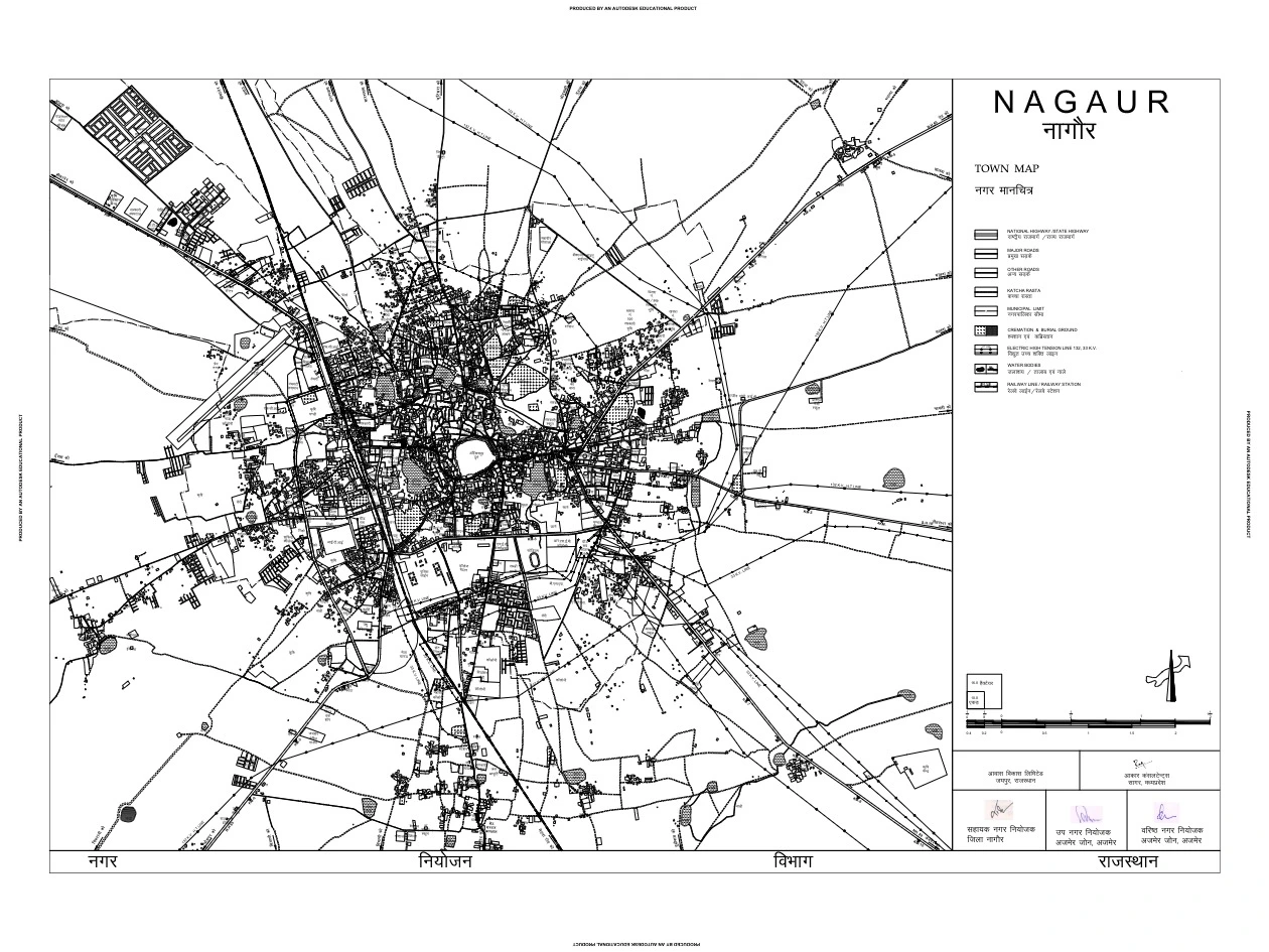 Nagaur Master Plan 2031 - Complete Land Use & Zoning Map PDF