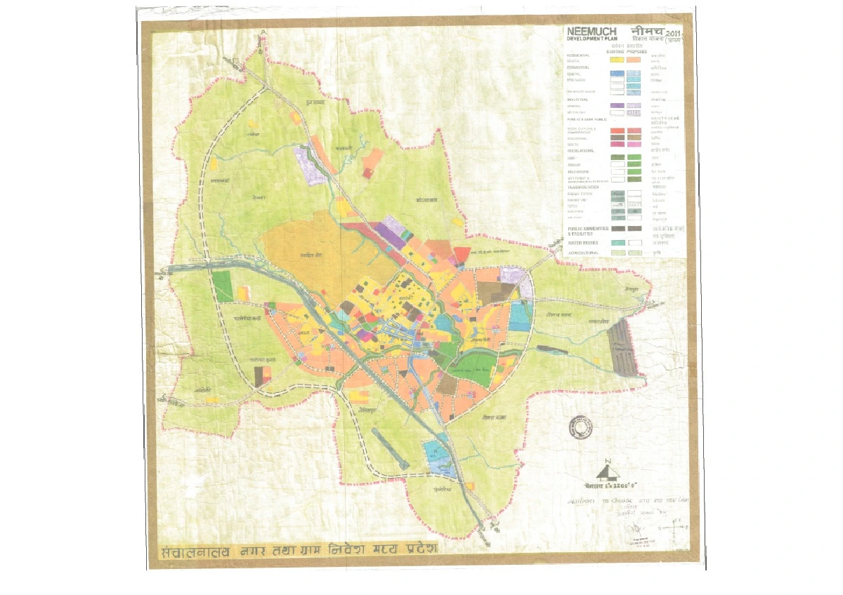 Neemach Land Use Map 2011 PDF (Development Plan)