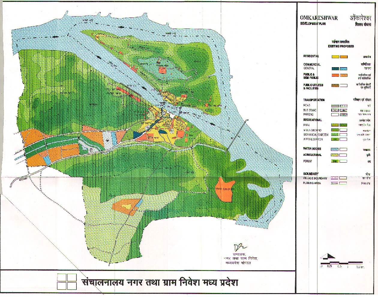 Omkareshwar Development Plan PDF Map