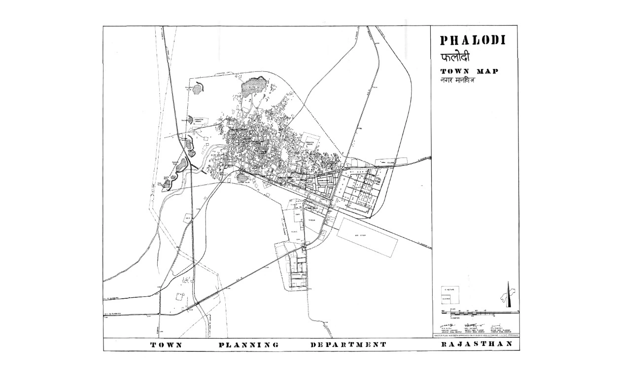 Phalodi Master Plan 2023 - Town Map PDF