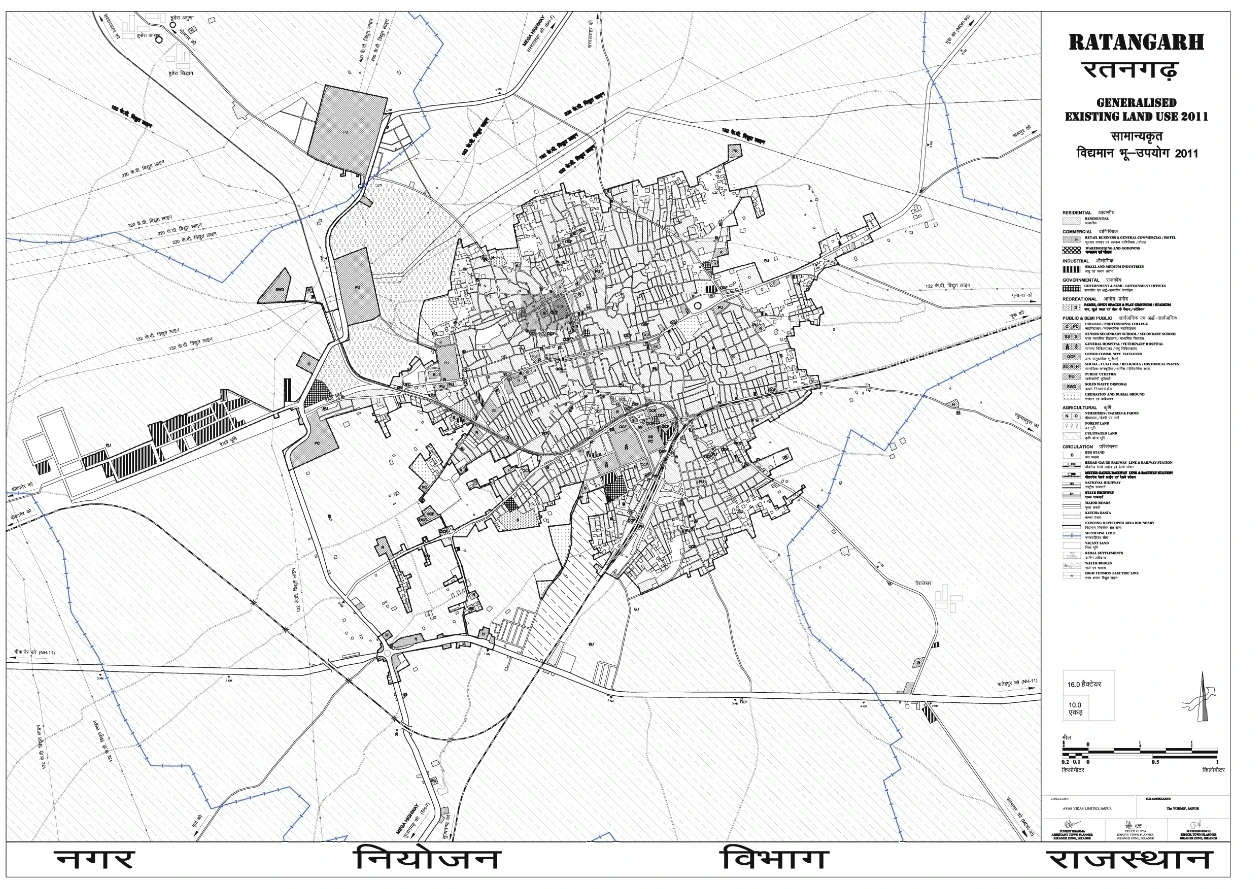 Ratangarh Master Plan 2031 - Land Use and Urban Map in PDF