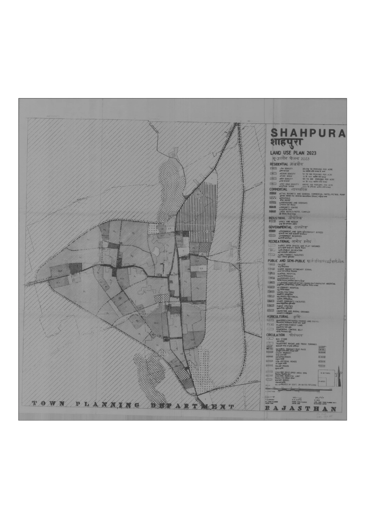 Shahpura Master Plan - Land Use and Development Plan Map PDF