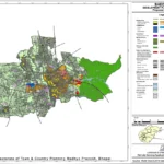 Sheopur Master Plan 2035 PDF - Draft Land Use Map with Khasara Details